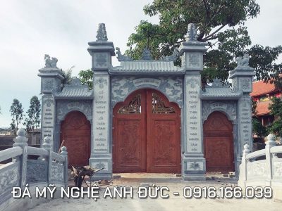 Cổng đá ĐẸP cho Đình Chùa ở Ninh Bình