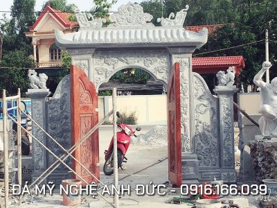 Cổng đá ĐẸP cho Nhà Chùa ở Ninh Bình