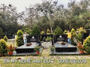 Mau thie ke Lang Mo da Hoa Vien DEP- Thiet ke 2 ngoi mo