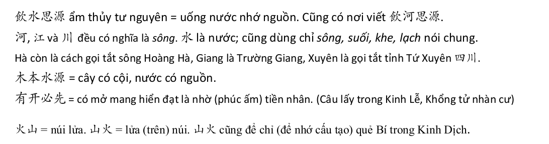 Ẩm Thủy Tư Nguyên - Câu đối cuốn thư - Hoành Phí