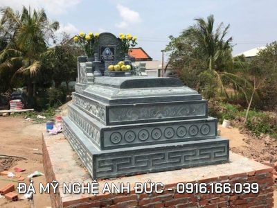Mẫu Mộ đá đơn Tam Sơn đẹp tại Ninh Bình