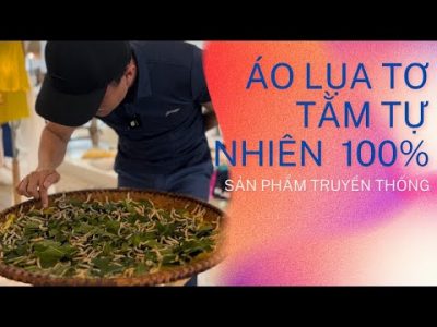 Thăm Quan Quá Trình Tạo Nên Áo Lụa Tơ Tằm Tự Nhiên , Áo Lụa Tơ Tằm Le Vu