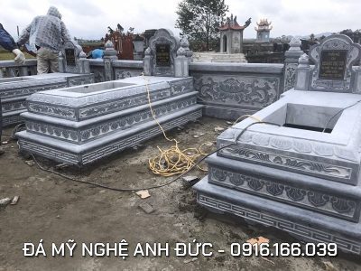 Mẫu Mộ đá xanh cao cấp tại Ninh Bình