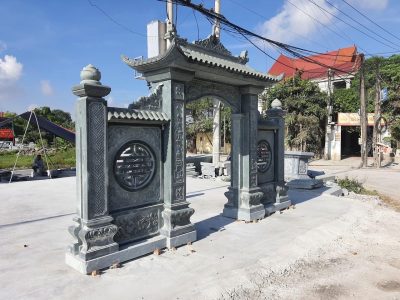 Mẫu Cổng đá tự nhiên đẹp Quảng Ninh