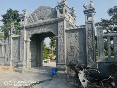 Mẫu Cổng đá tự nhiên đẹp Nam Định