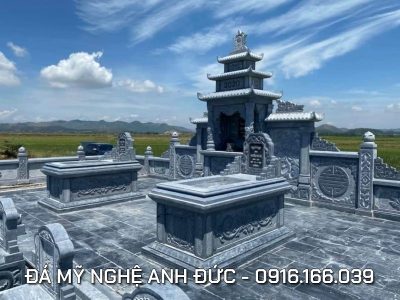 Xây dựng Lăng Mộ đá xanh đẹp tại Thái Nguyên