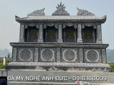 [Xây mộ đá] Xây Mộ đá 4 ngôi đẹp tại Ninh Bình
