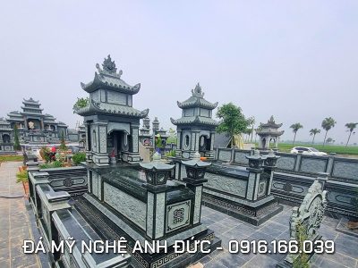 Mộ đá xanh rêu – Mộ đá 2 mái Ninh Bình