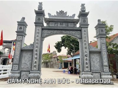 Mẫu Cổng làng bằng đá tự nhiên