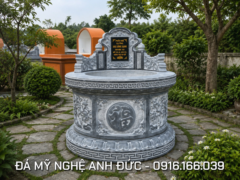 Mau Mo da tron duong kinh 133cm da xanh Thanh Hoa gia tot
