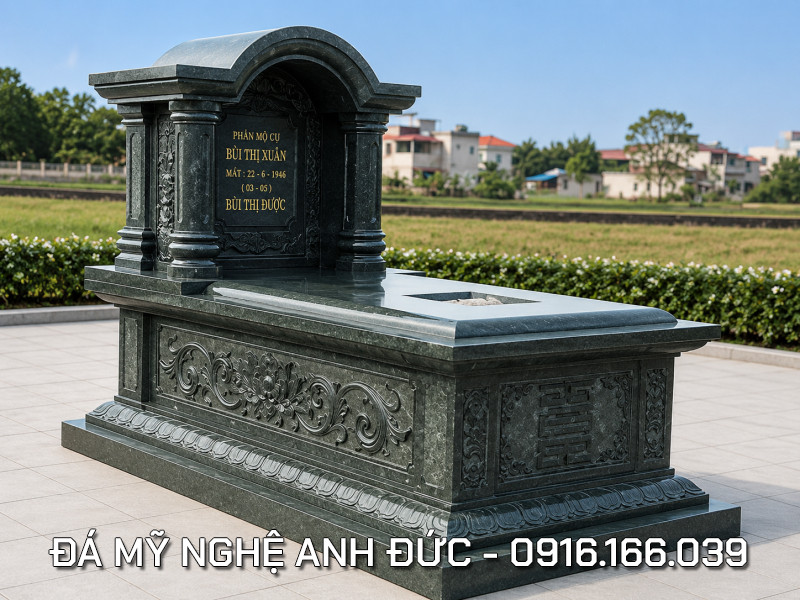 Mau Mo da xanh reu 1 mai cong dep kich thuoc rong 89cm x dai 147cm