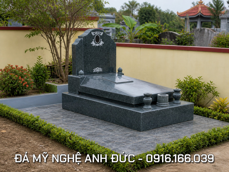 Mau Mo xanh reu hien dai 2 cap nguyen khoi kich thuoc