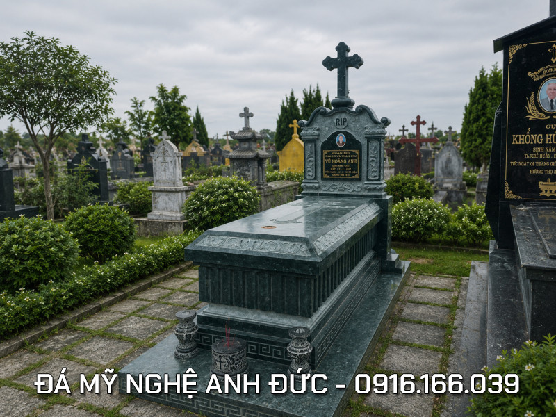 Xay Mo cong giao dep Mau Mo da Cong giao da xanh reu