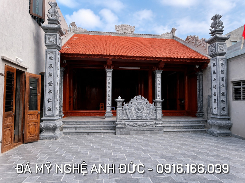 Co nen lam Cot dong tru bang da tu nhien nguyen khoi tai Nha tho ho Tu duong khong