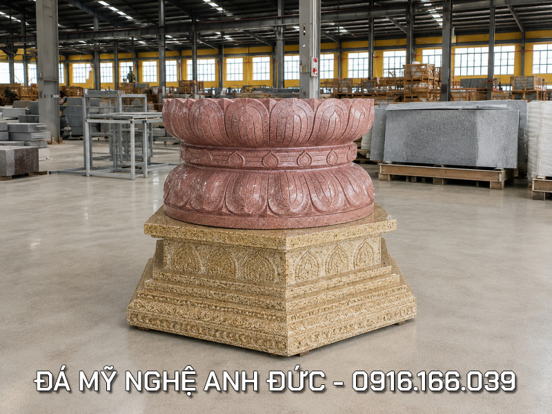Mau Mo da tron dai SEN voi be Luc giac da granite Binh Dinh