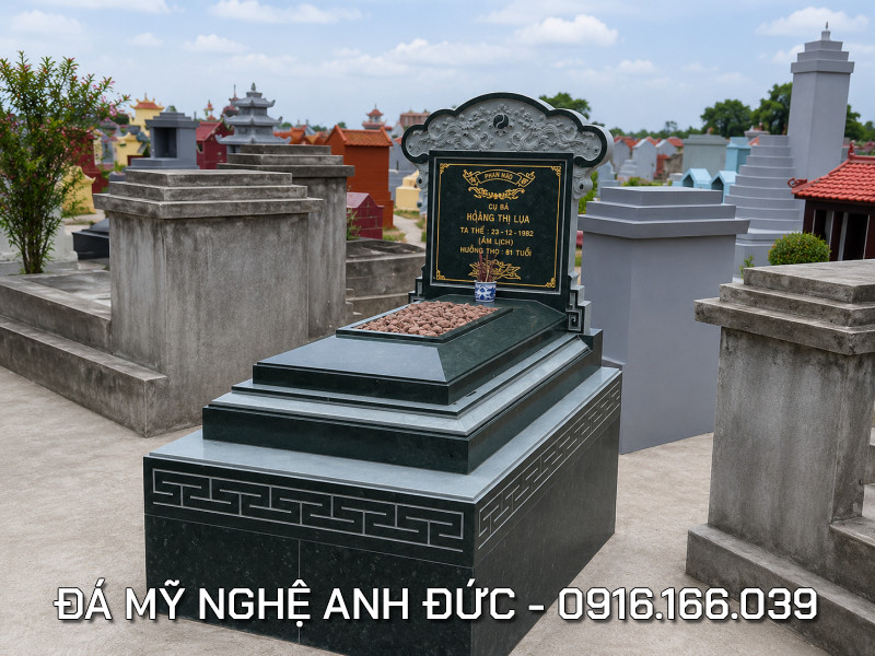 Mau Mo da xanh Mo da Ninh Binh dep chat luong khi xay mo sua mo