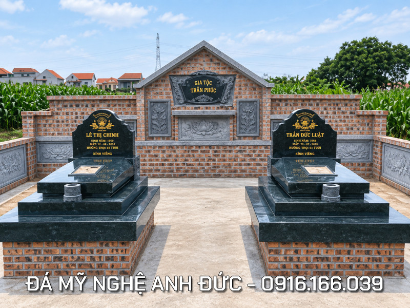 Khu Lang Mo Bo Me Cha Me voi 2 ngoi Mo da granite
