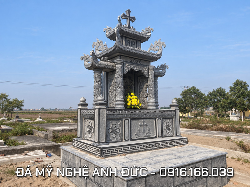 Mau Lang tho Cong giao Luu y xay Lang tho cong giao cho gia dinh dong ho
