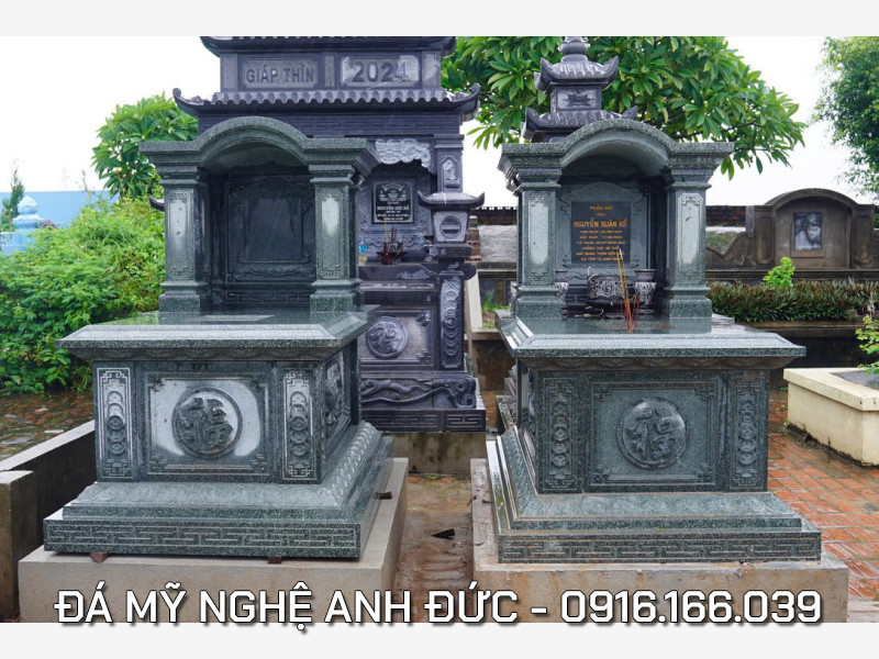 Mau Mo da granite xanh Binh Dinh 1 mai vom dep